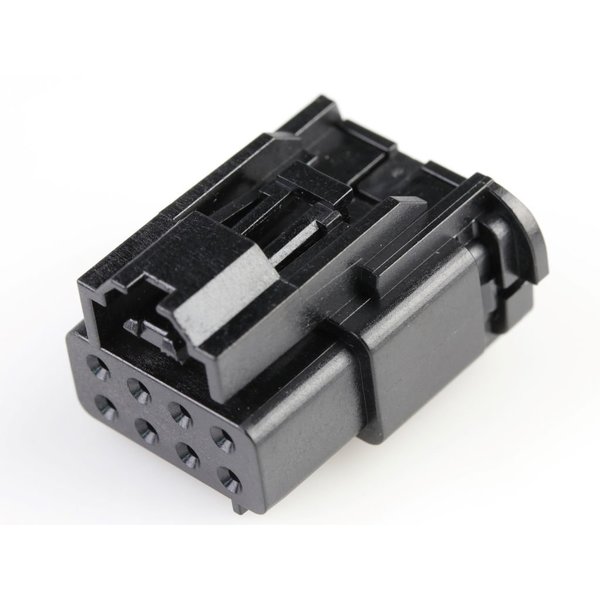 Molex Multicat Mid-Power Receptacle Housing, 8 Circuits, Key A, Black, Without Cpa 2059260010